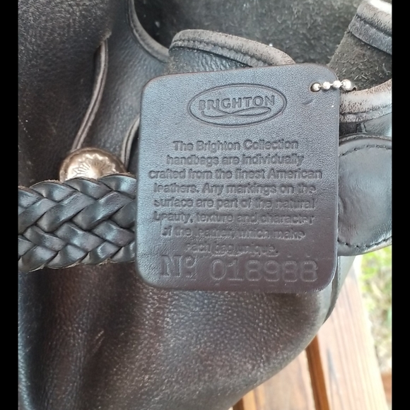 Brighton Hobo/Bucket Bag Black - Picture 7 of 8